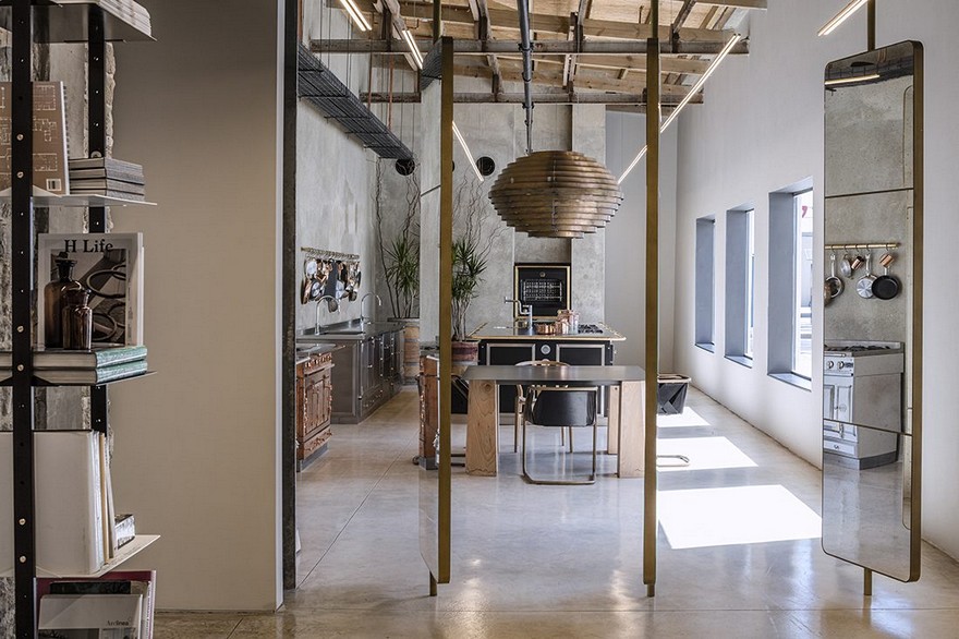 Mẫu thiết kế showroom nội thất bếp độc đáo