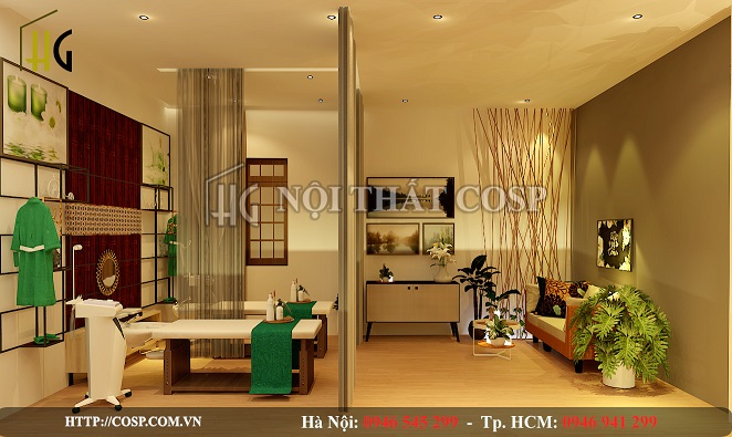 mau xanh trong thiet ke spa co don gian nhu tra xanh 8