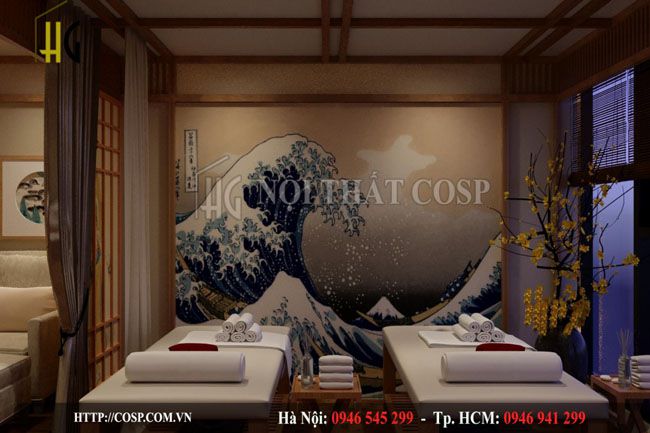 Thiết kế spa phong cách Nhật Bản ấn tượng