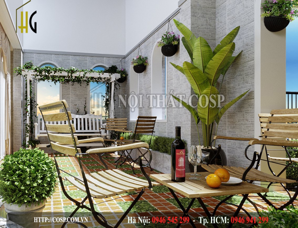 Thiết kế quán cafe mang hình ảnh thiên nhiên sống động