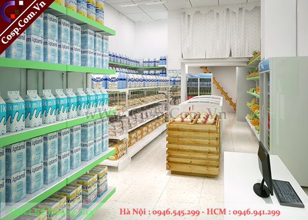 Thiết kế Siêu thị mini