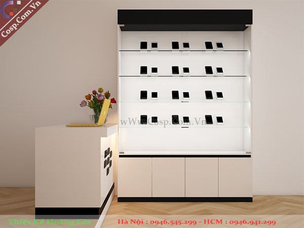 Nội thất shop điện thoại nhỏ đẹp