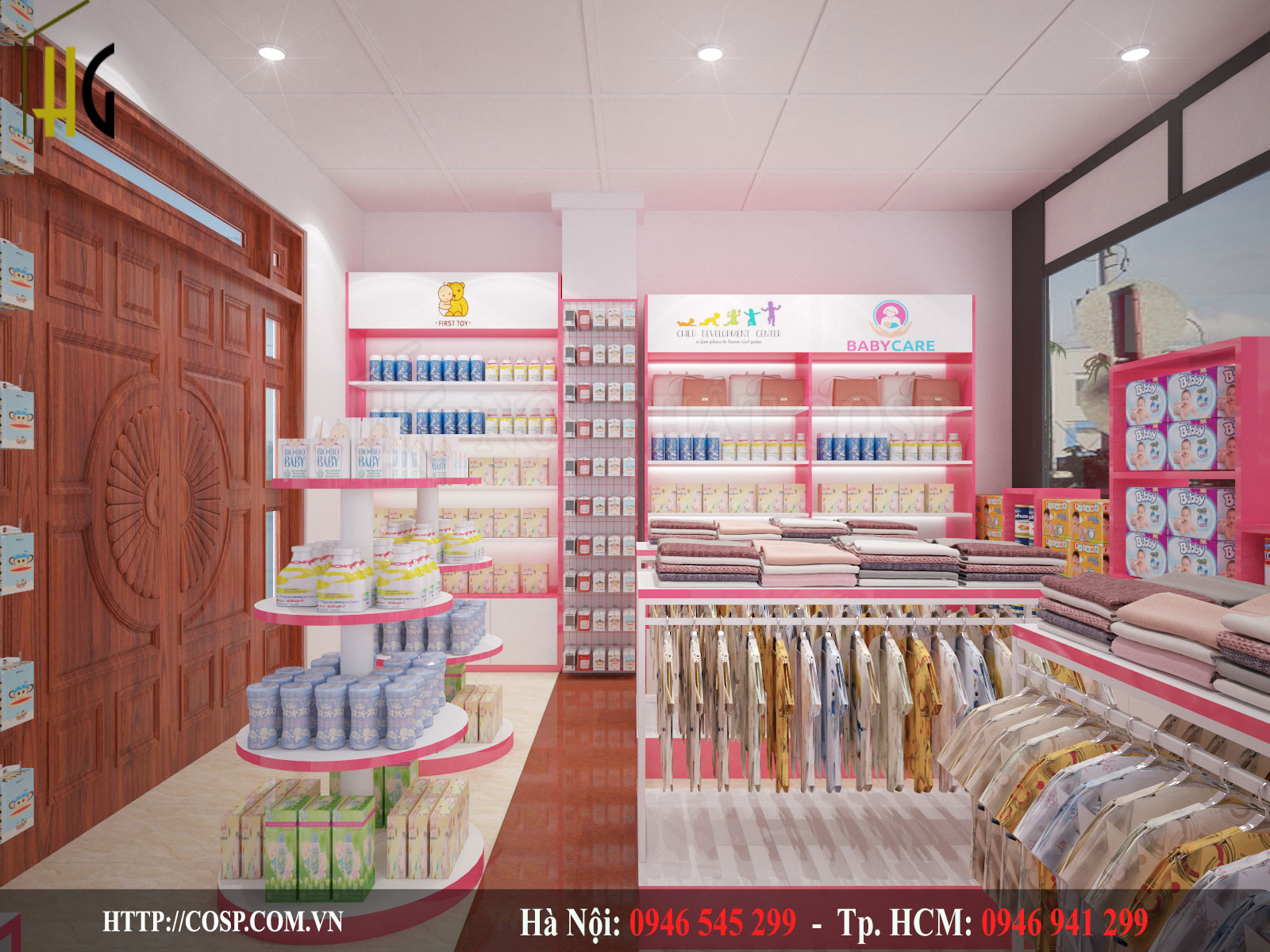 Đa dạng mẫu thiết kế kệ phù hợp các mặt hàng được trưng bày