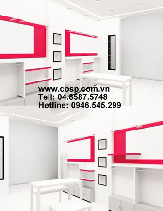 Thiết kế cửa hàng thời trang công sở nữ