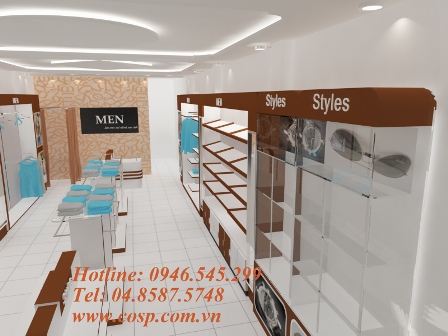 Thiết kế cửa hàng thời trang nam Men