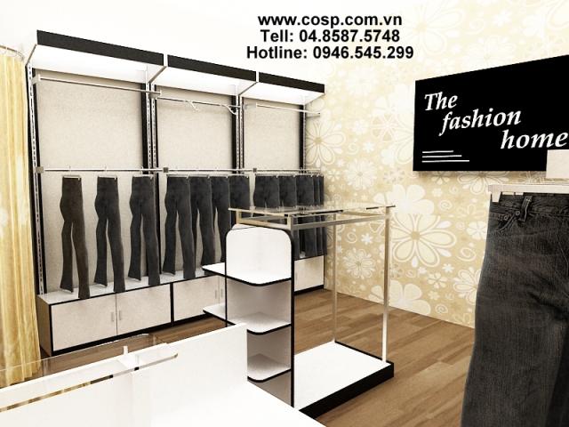 thiet ke cua hang thoi trang fashion home 2