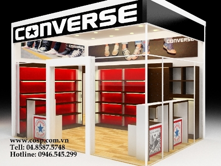 cua hang giay converse Thiết kế cửa hàng giày Converse - Đan Phượng