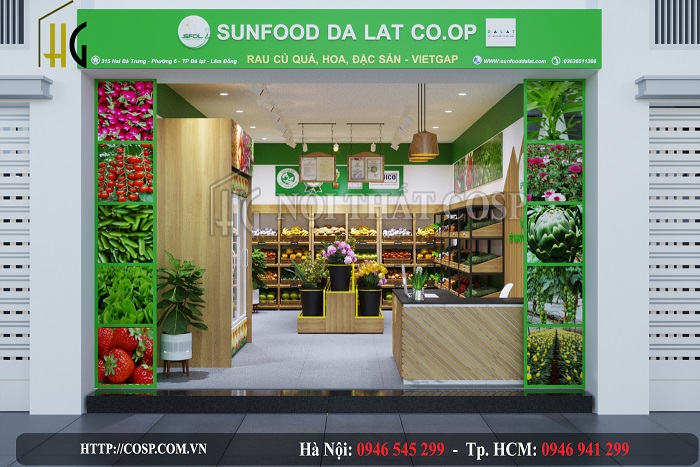 ​Thiết kế shop hiện diện trong mọi lĩnh vực kinh doanh