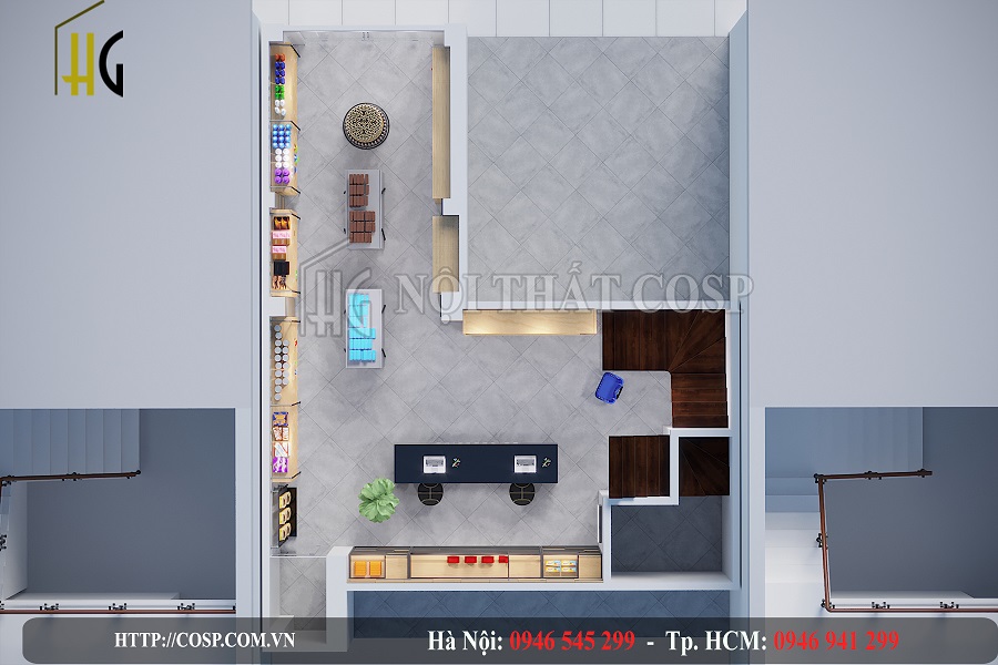 Thiết Kế Siêu Thị Mini Tạp Hóa - Trần Hưng Đạo