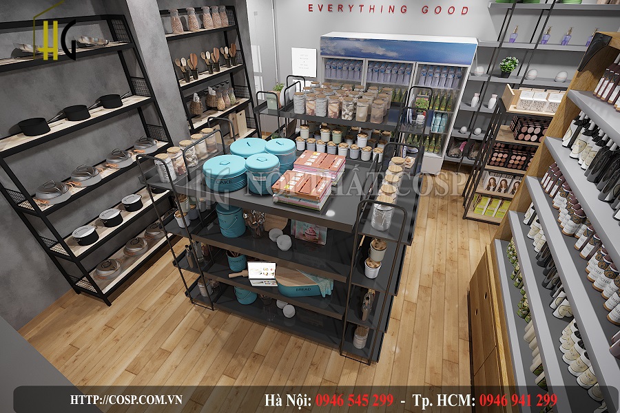 Thiết Kế Siêu Thị Mini Tạp Hóa - Trần Hưng Đạo