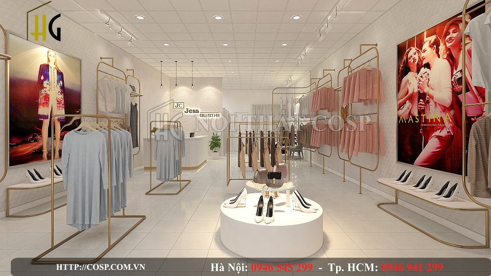 thiết kế shop thời trang đẹp