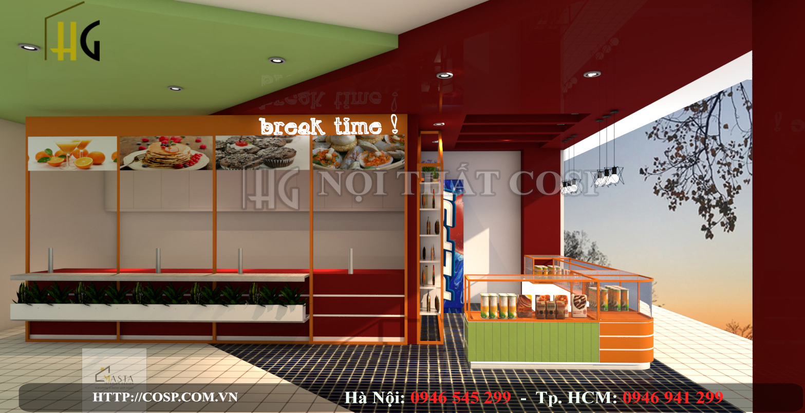 Thiết kế nội thất căng tin