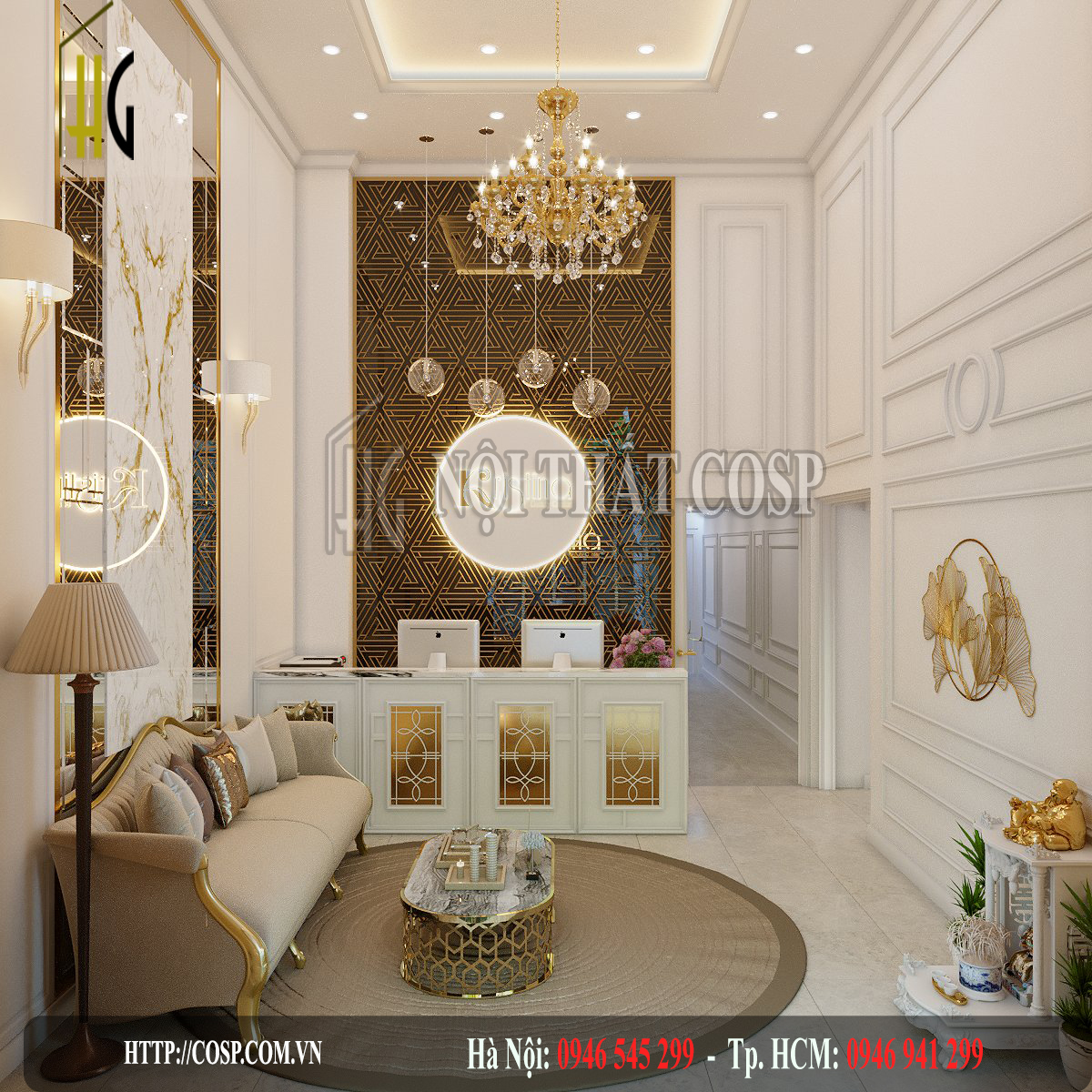 thiết kế spa luxury