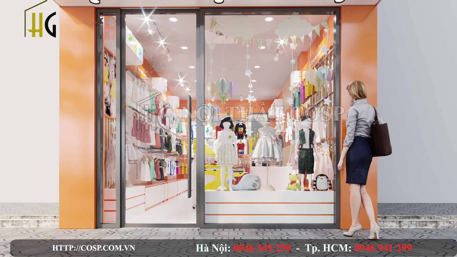 nội thất shop thời trang tt kids