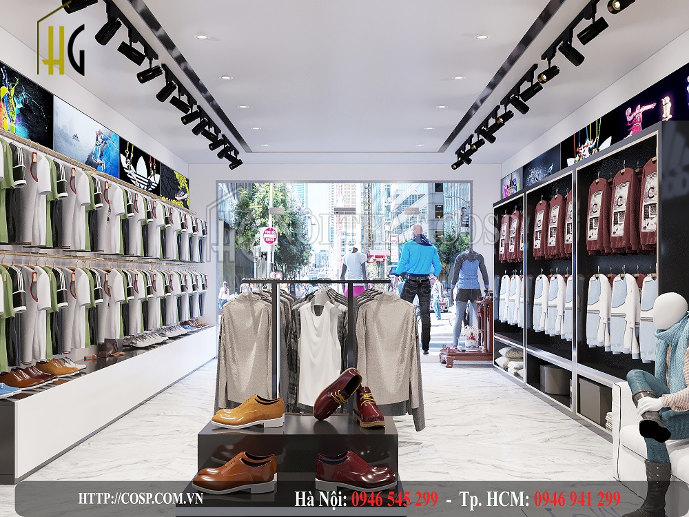 thiết kế shop thời trang anh quỳnh