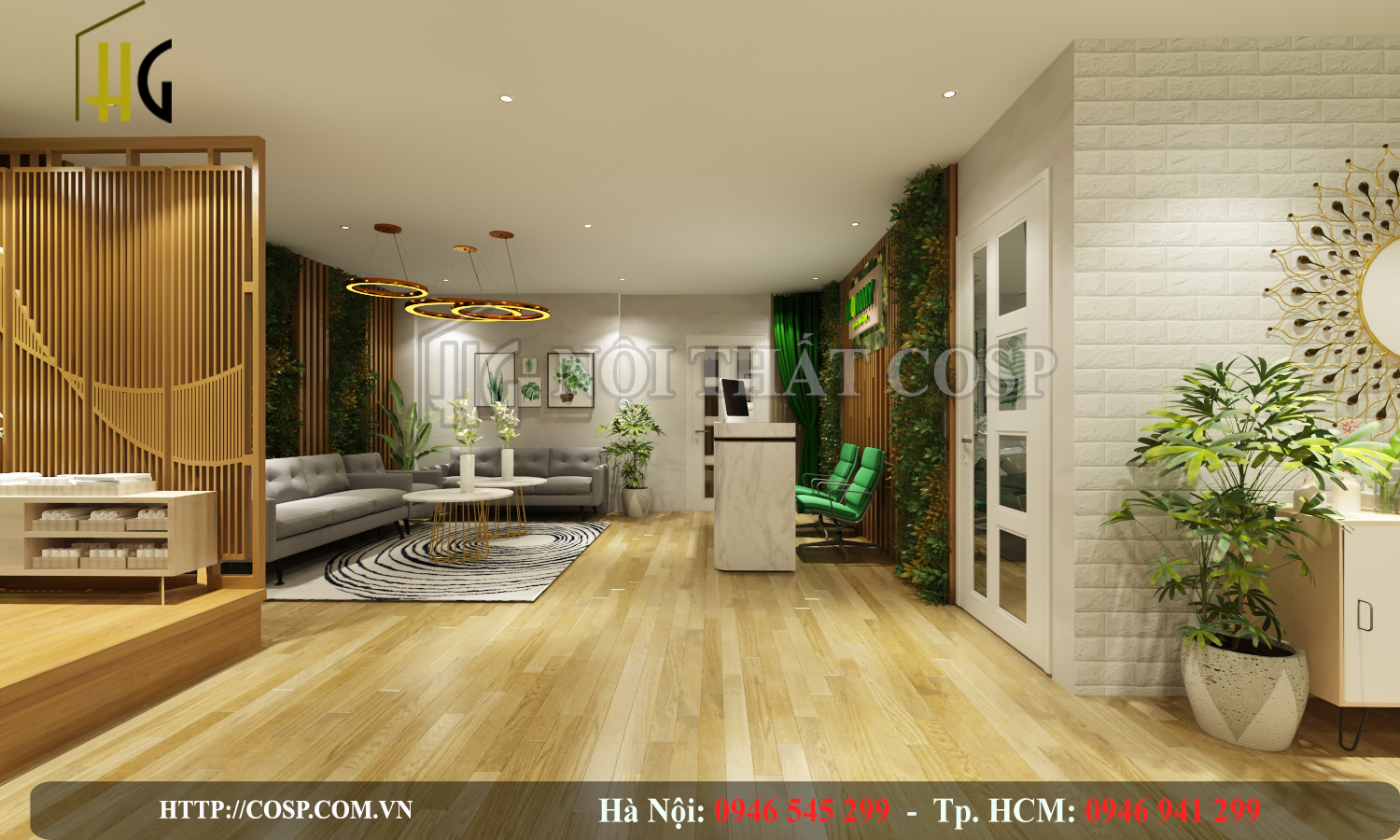 Thiết kế phòng khách đẹp mắt, hấp dẫn