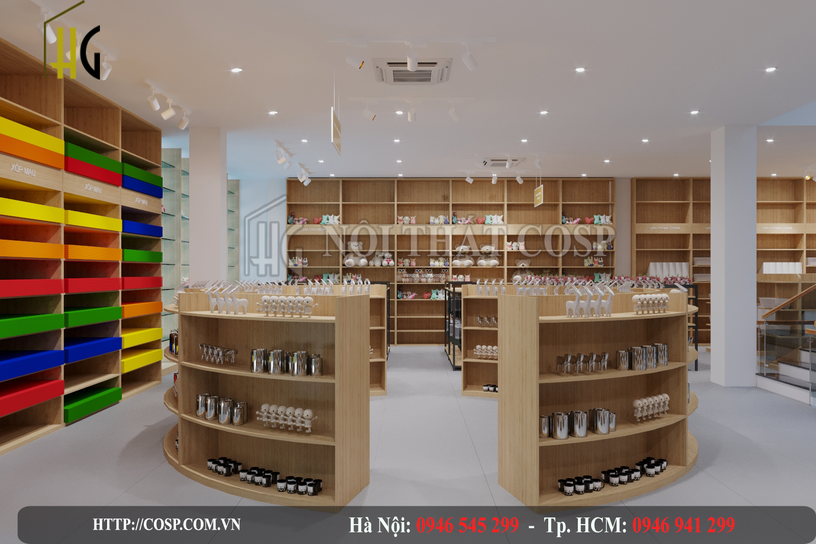 Thiết kế nội thất siêu thị Chung Lý – Bình Phước