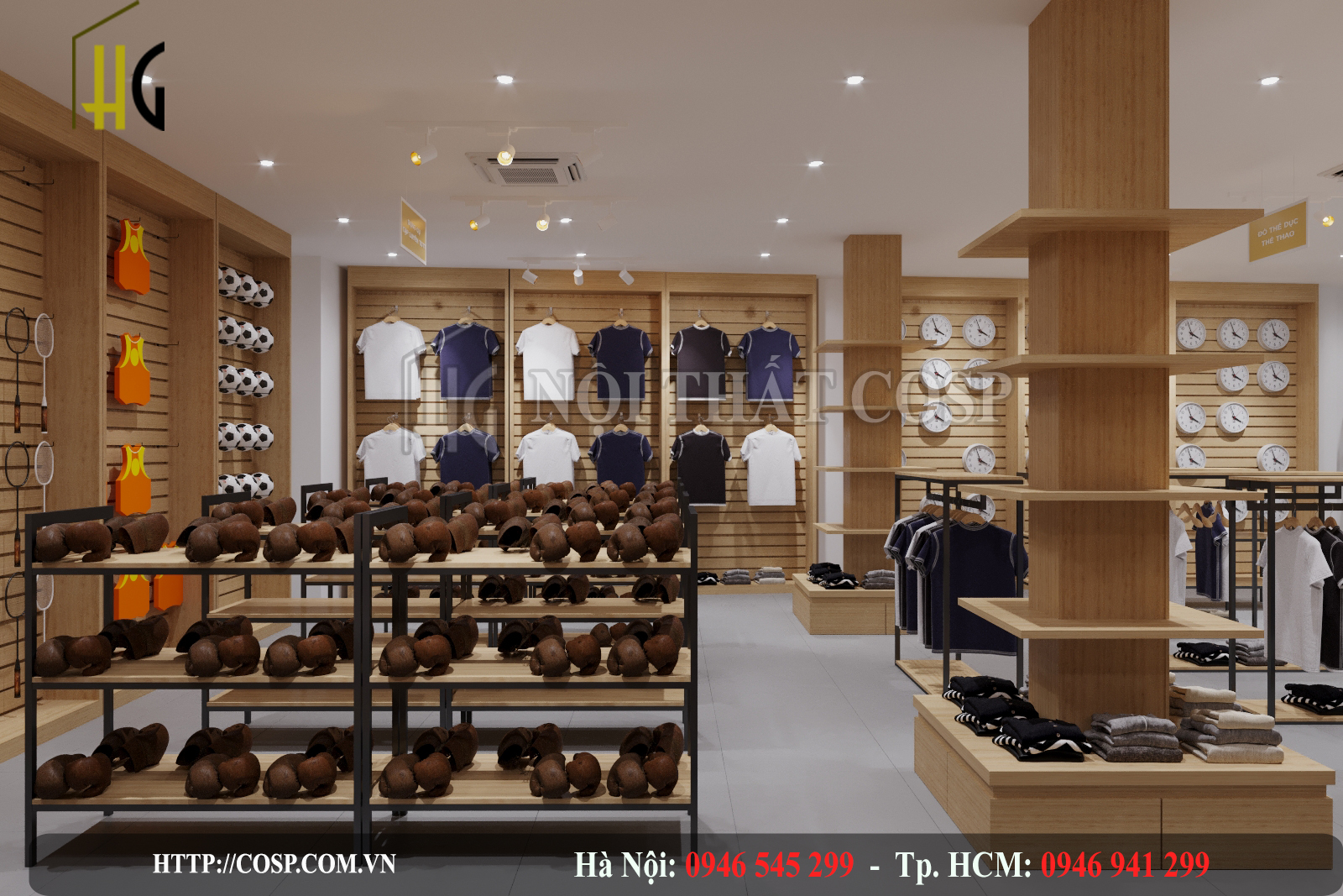 Thiết kế nội thất siêu thị Chung Lý – Bình Phước