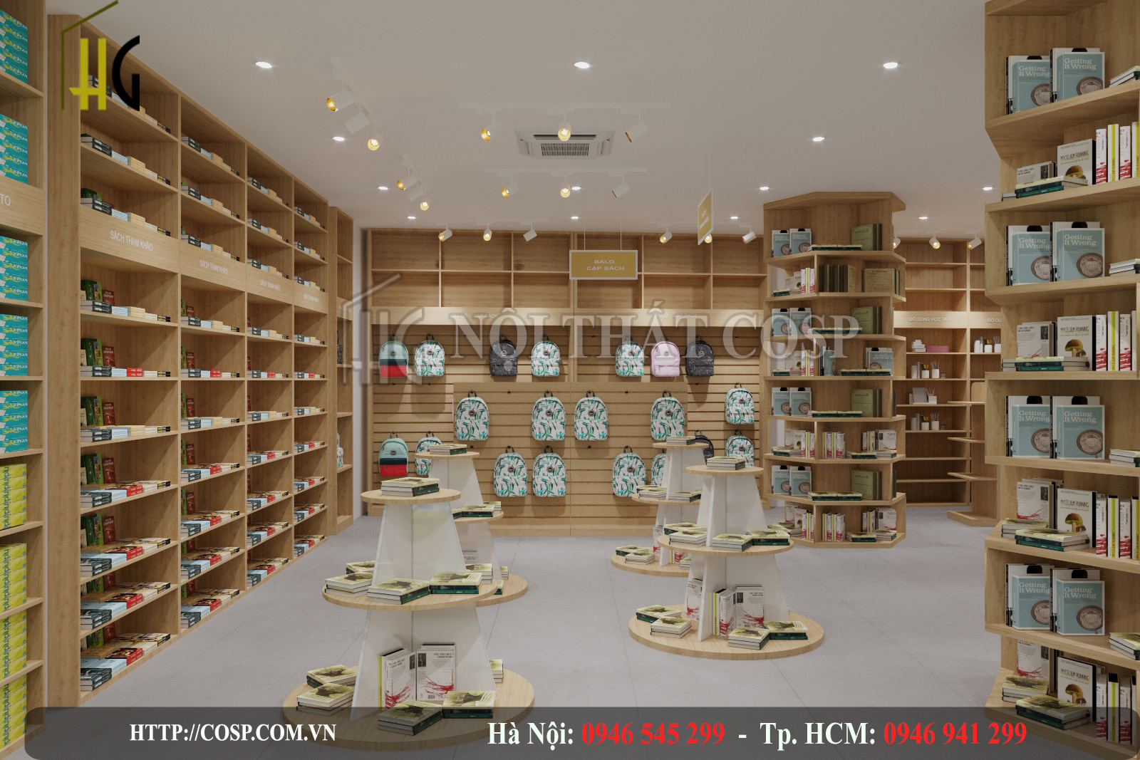 Thiết kế nội thất siêu thị Chung Lý – Bình Phước
