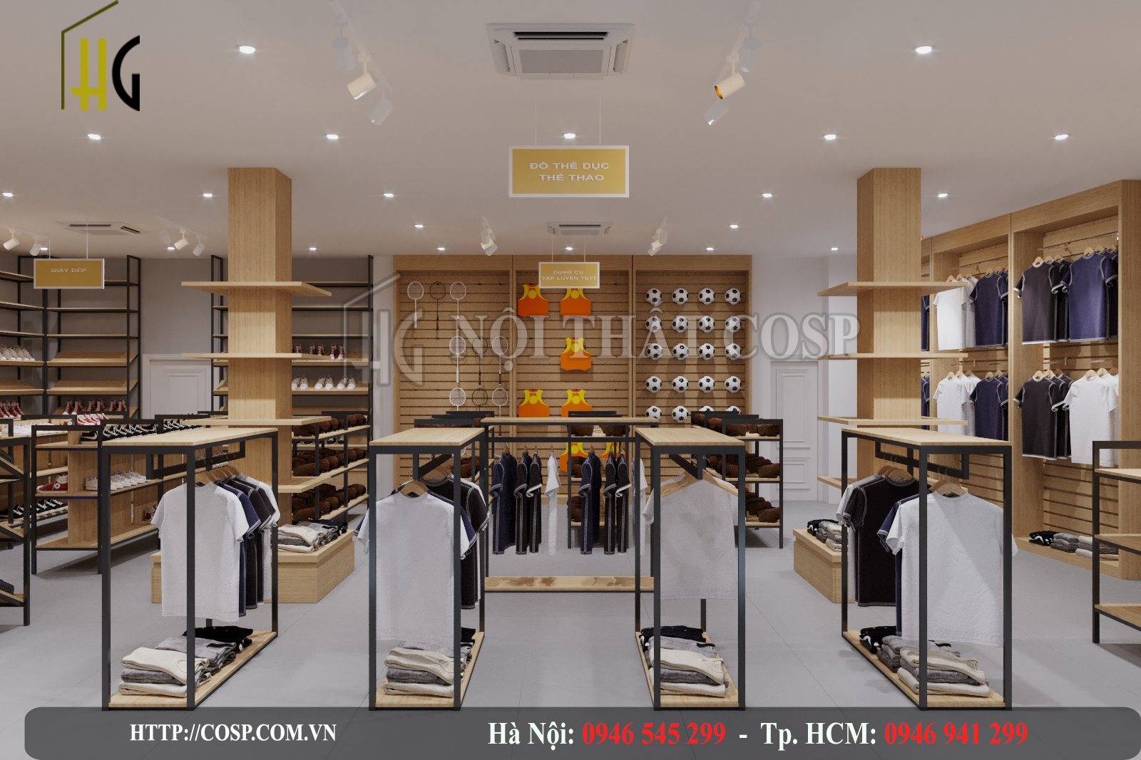 Thiết kế nội thất siêu thị Chung Lý – Bình Phước