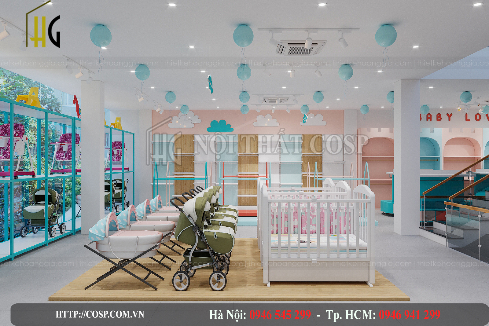 Thiết kế nội thất siêu thị Chung Lý – Bình Phước
