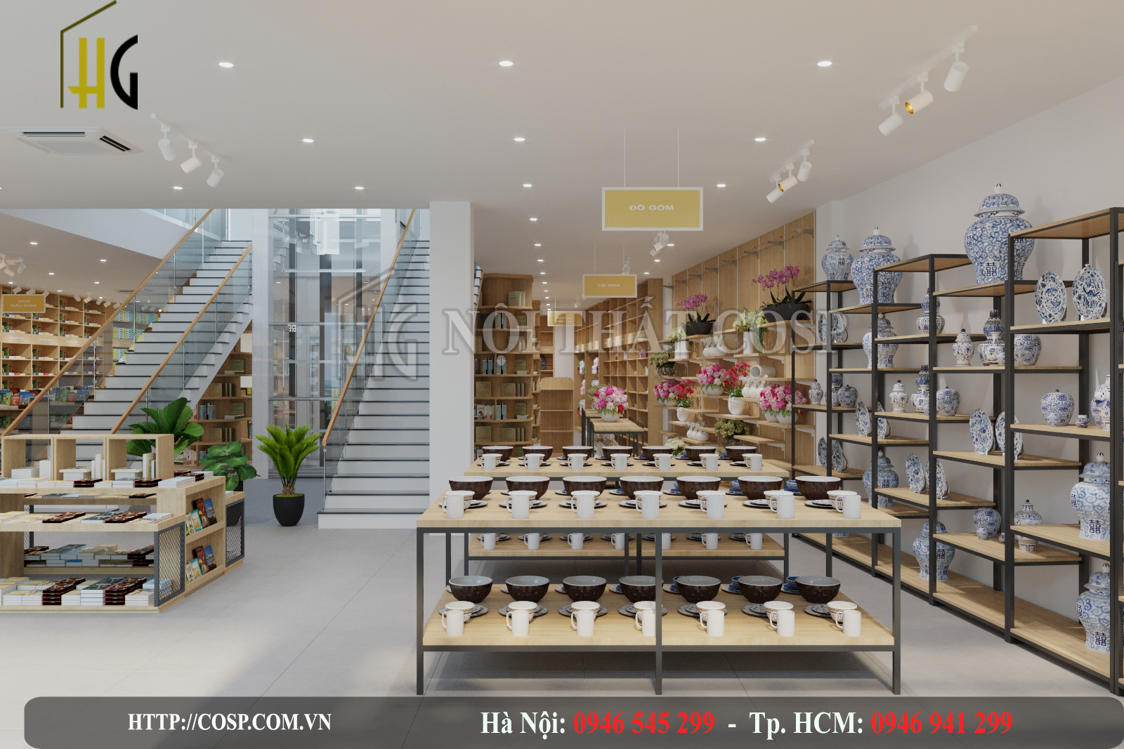Thiết kế nội thất siêu thị Chung Lý – Bình Phước
