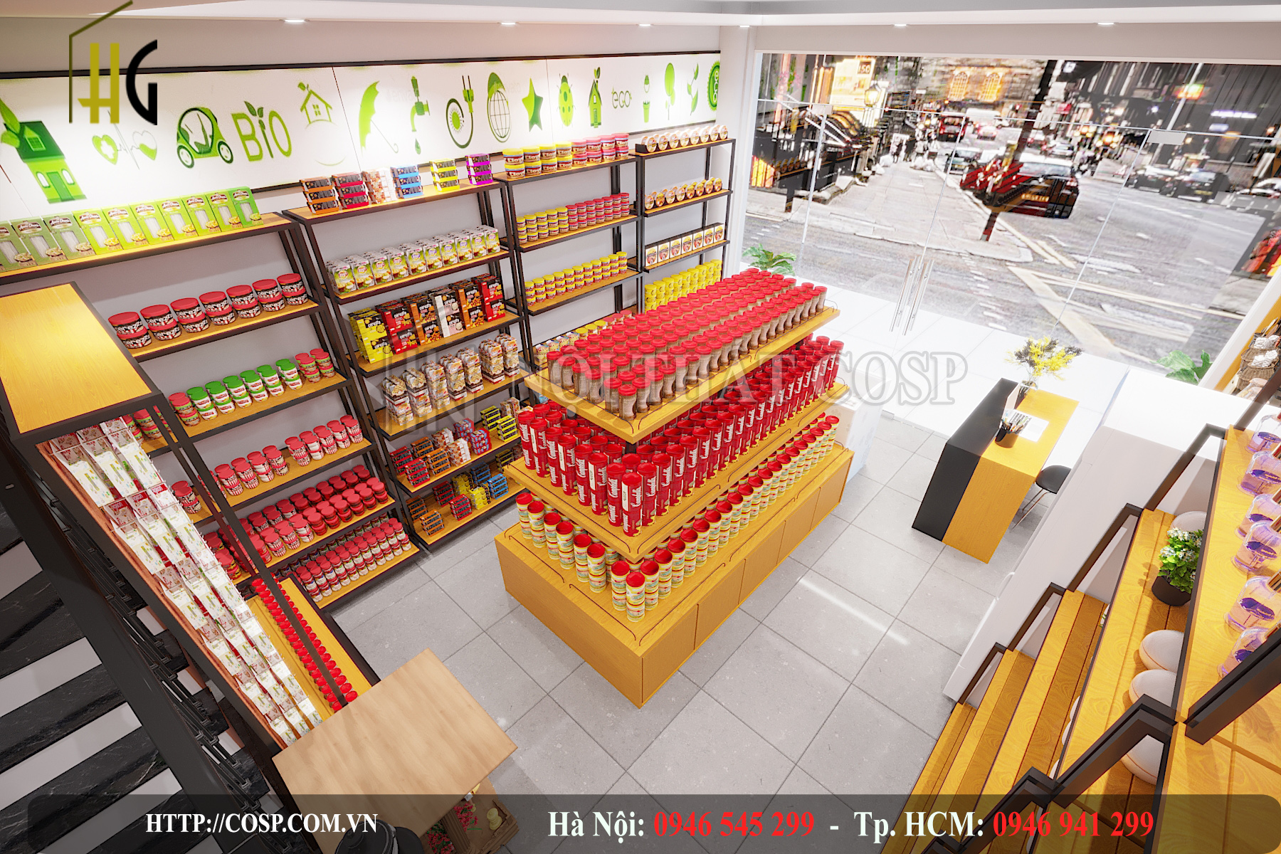 Thiết kế shop hợp với ngân sách