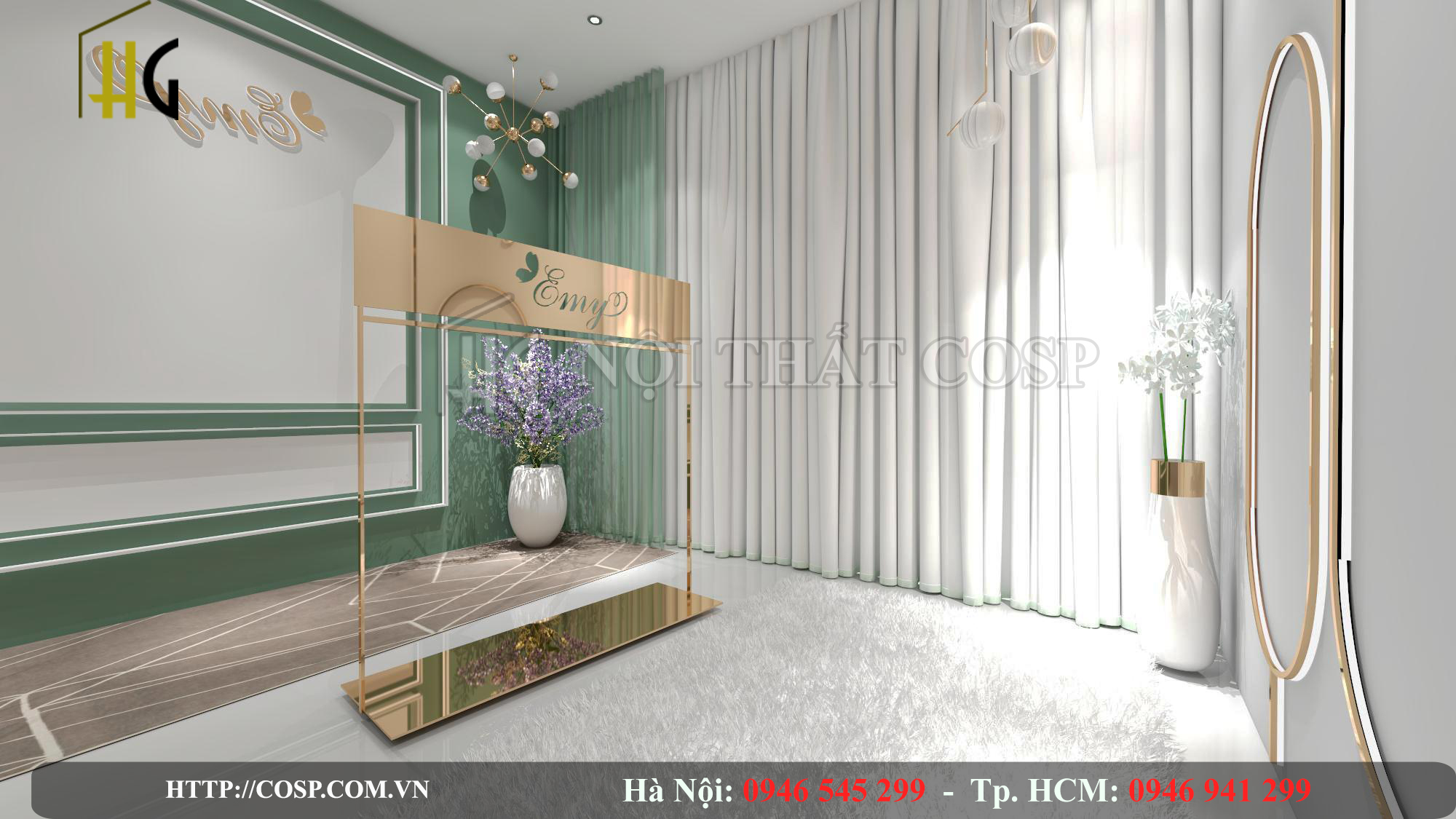 thiết kế phòng livestream đẹp