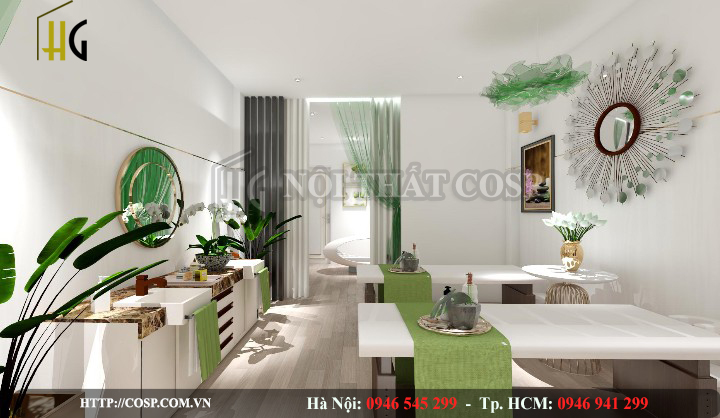 Thiết kế Phòng dịch vụ spa