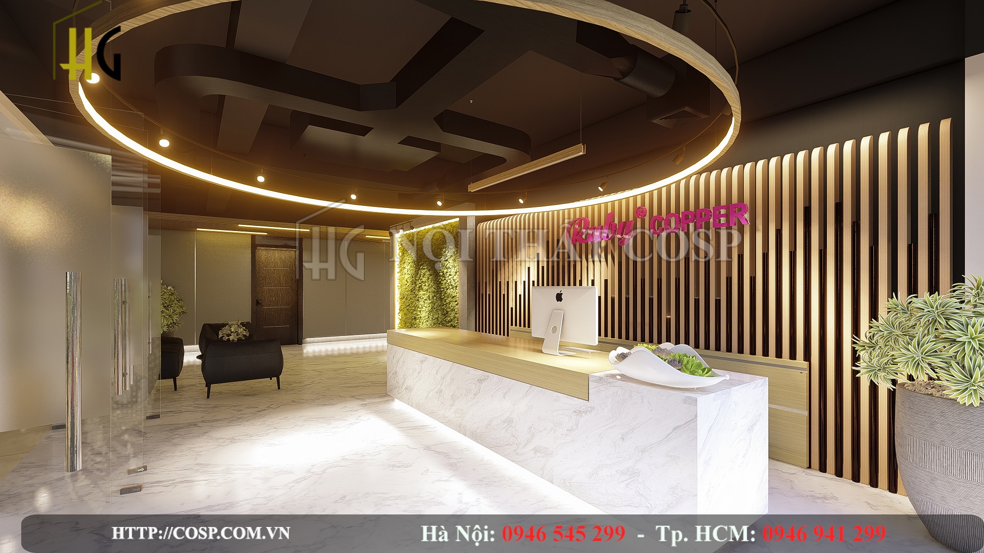 Thiết kế nội thất văn phòng