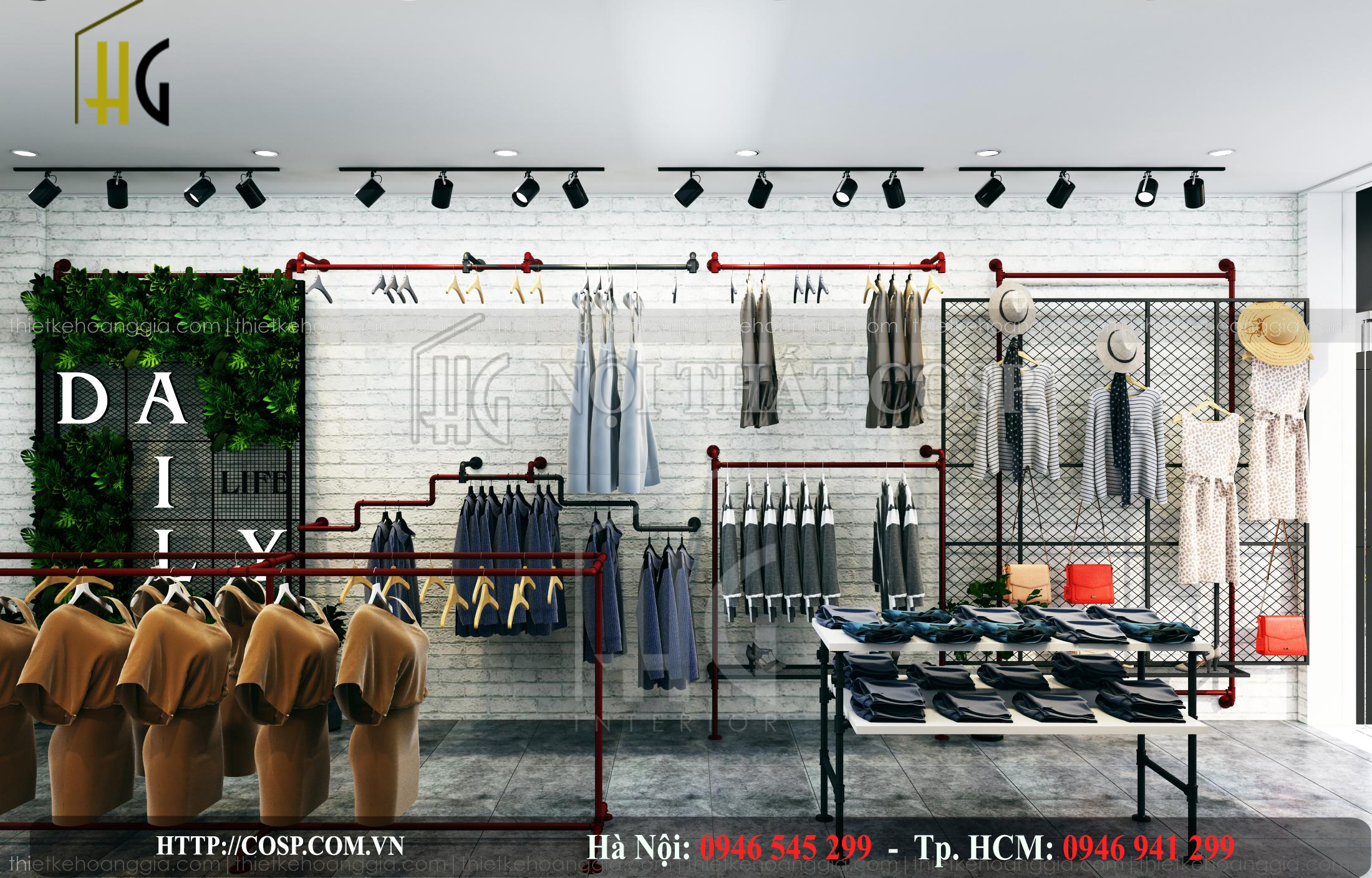 thiet ke shop thoi trang nu daily life 1