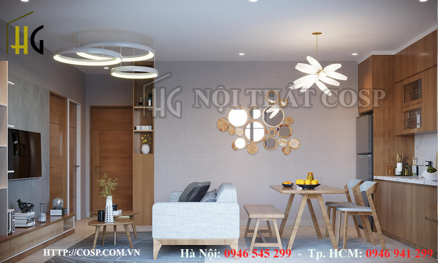 Sắp xếp gọn gàng các nội thất