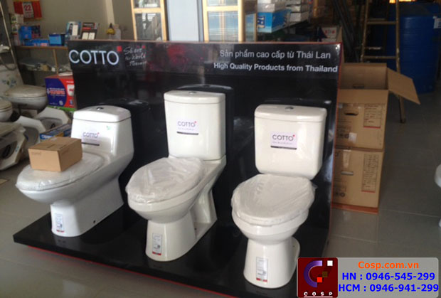 Thiết kế kệ trưng bày thiết bị vệ sinh cao cấp