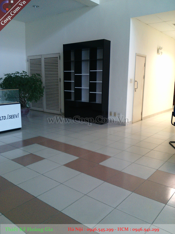 Thiết Kế ShowCase Trưng Bày Linh Kiện Điện Tử - CPKTB126