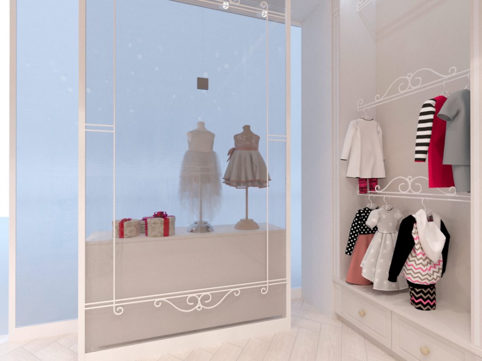 Thiết kế nội thất shop trẻ em cực kỳ bắt mắt với trẻ nhỏ