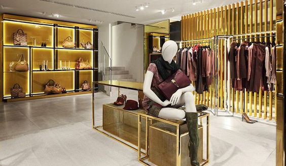 Thiết kế shop thời trang Luxury