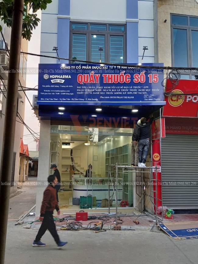 Đội ngũ thiết kế thi công nhà thuốc tây chuyên nghiệp