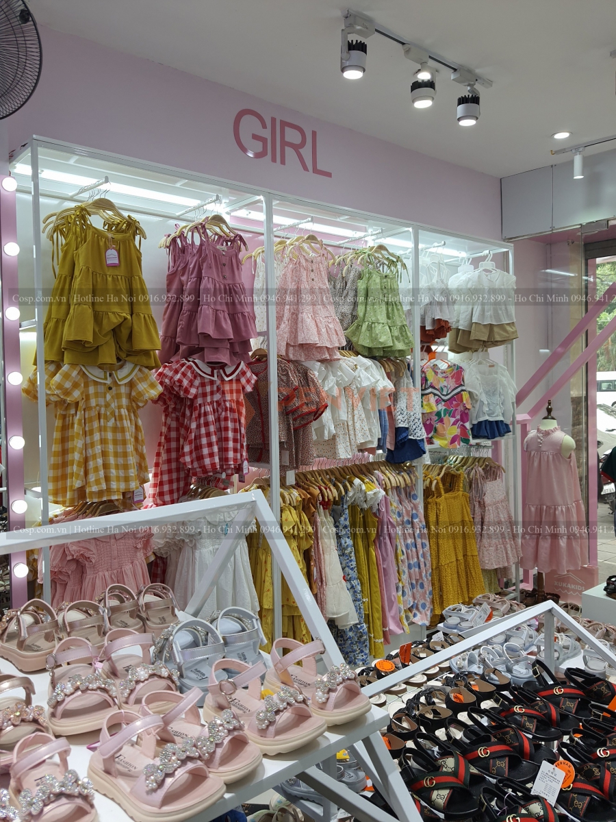 Thi công shop thời trang trẻ em Xukakids 7