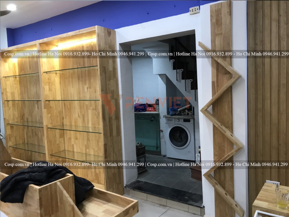 Thi công shop trái cây nhập khâu 12b Cát Linh