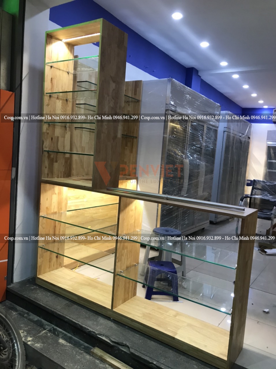 Thi công shop trái cây nhập khâu 12b Cát Linh
