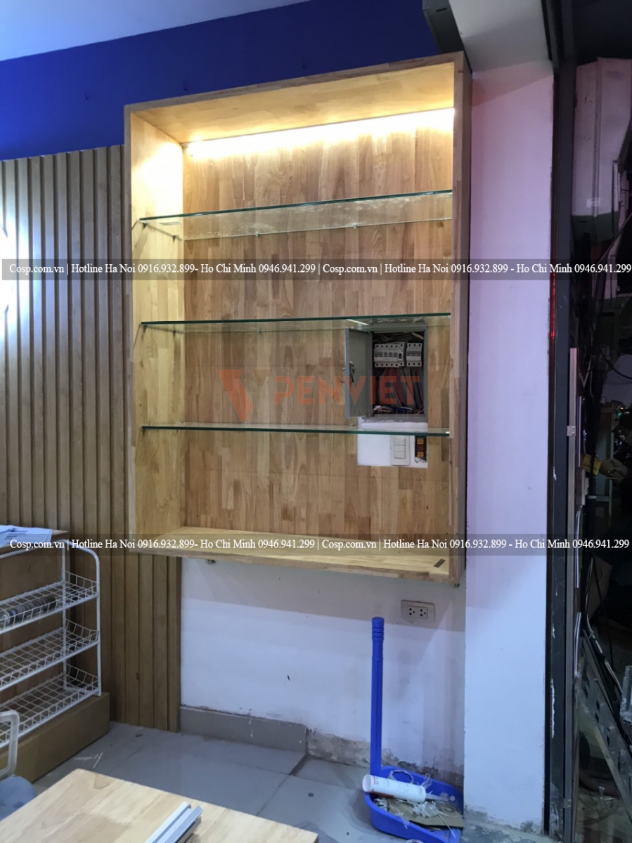 Thi công shop trái cây nhập khâu 12b Cát Linh