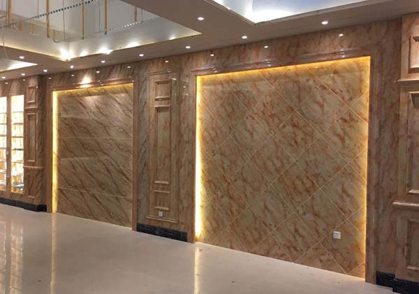 Thiết kế tấm ốp tường đẹp cho spa