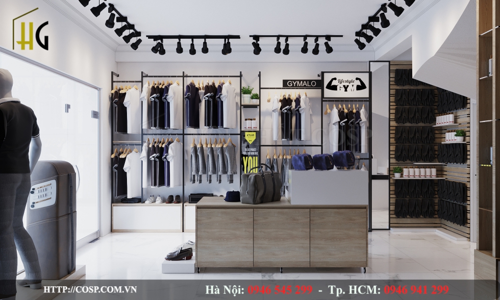 thiet ke shop thoi trang nam