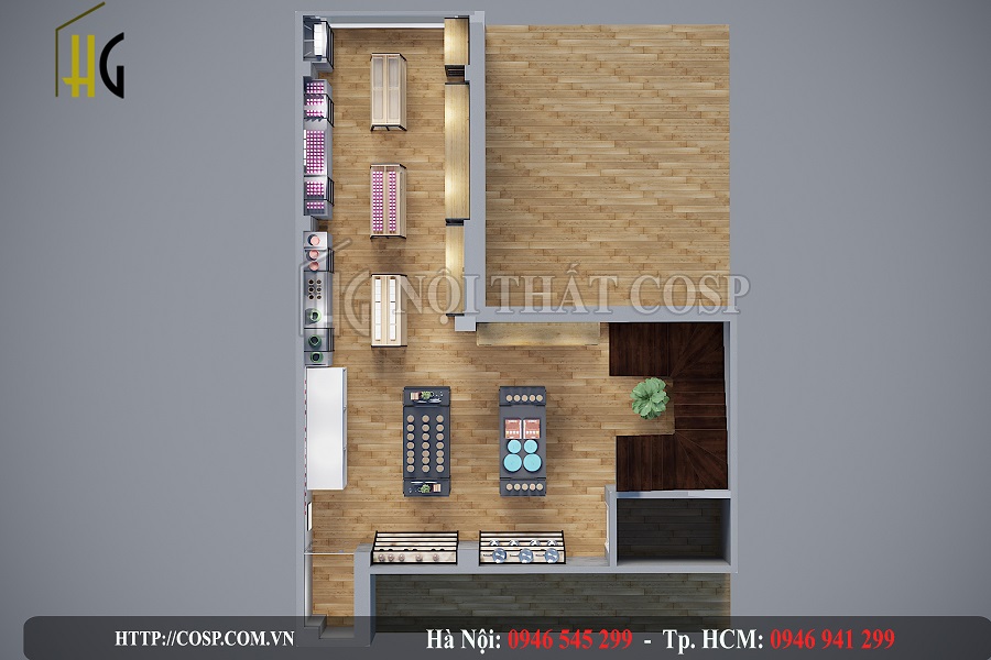 Siêu thị mini nhỏ đẹp