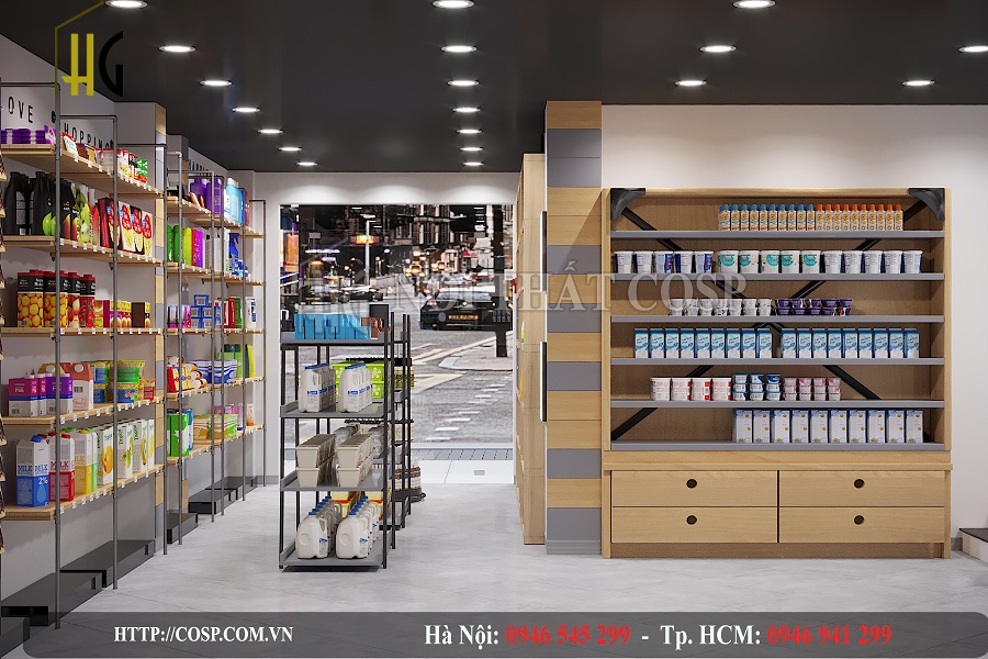 Thiết Kế Siêu Thị Mini Tạp Hóa - Trần Hưng Đạo