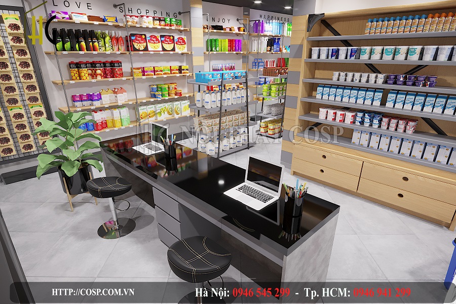 Siêu thị mini nhỏ đẹp