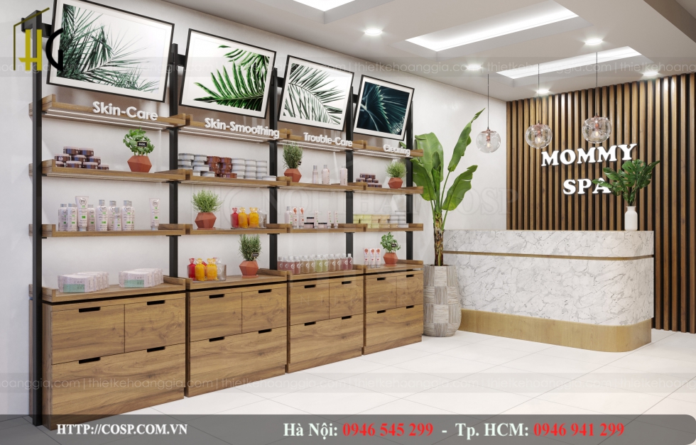 Thiết kế spa đẹp cho khách hàng bình dân