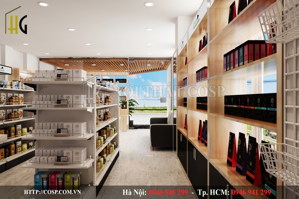 Thiết kế cửa hàng hàng hóa Nhật