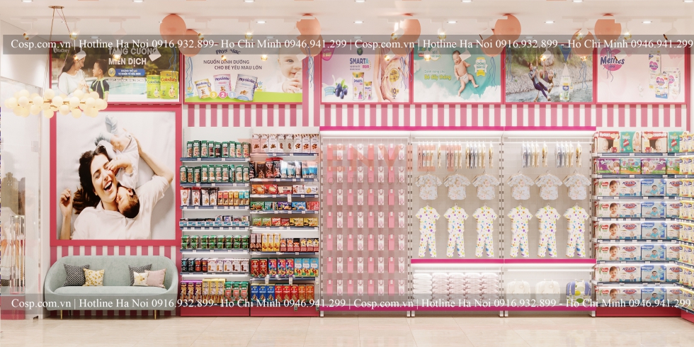 Bố trí một sofa nhỏ xinh giúp khách hàng nghỉ ngơi khi mỏi chân