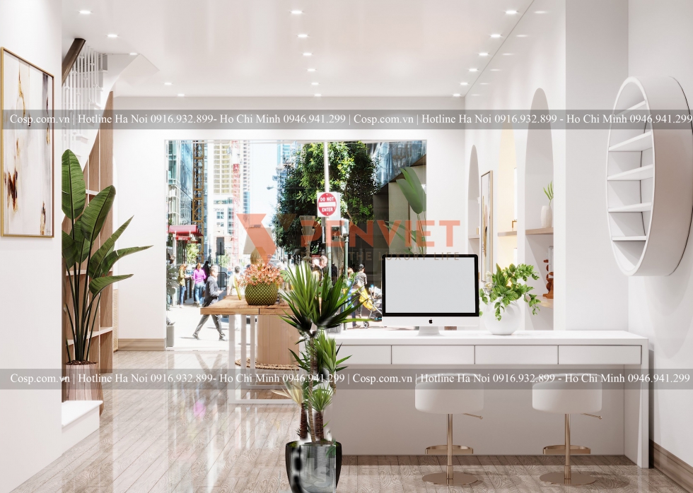 Thiết kế shop nến Minh Quang